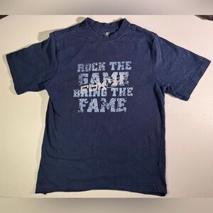 Reebok Boys Navy Blue Graphic T-Shirt Child Size Medium